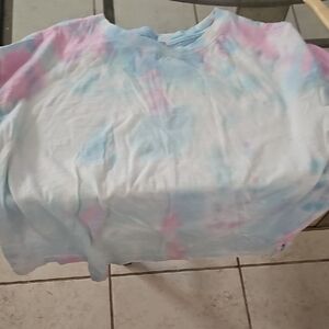 Old Navy Tie-Dye Tee - Pink and Blue